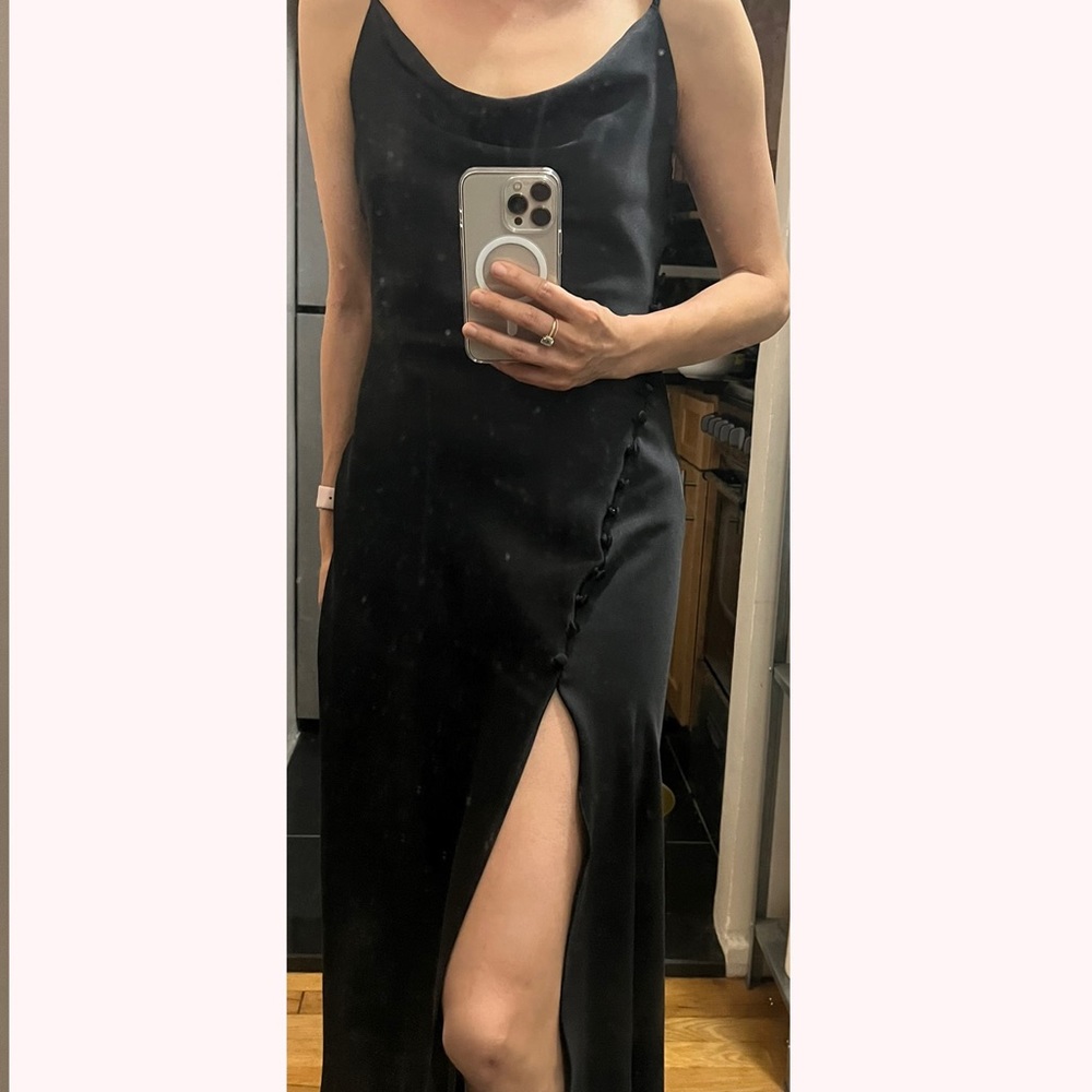 Zara satin midi dress size XS